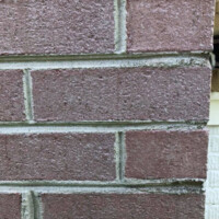 blasted brick before