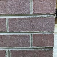 blasted brick before